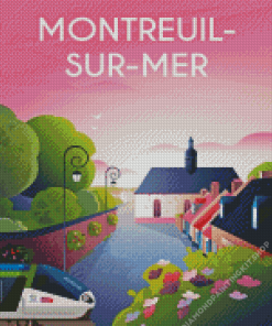 Montreuil Sur Mer Poster Diamond Painting