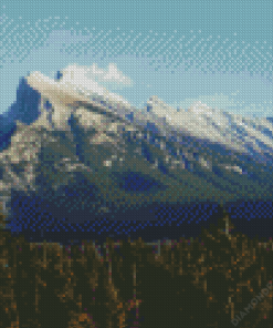 Mount Rundle Diamond Painting