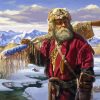 Mountain Man Fishing Diamond Painting