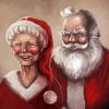 Mr And Mrs Claus Art Diamond Painting