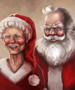 Mr And Mrs Claus Art Diamond Painting