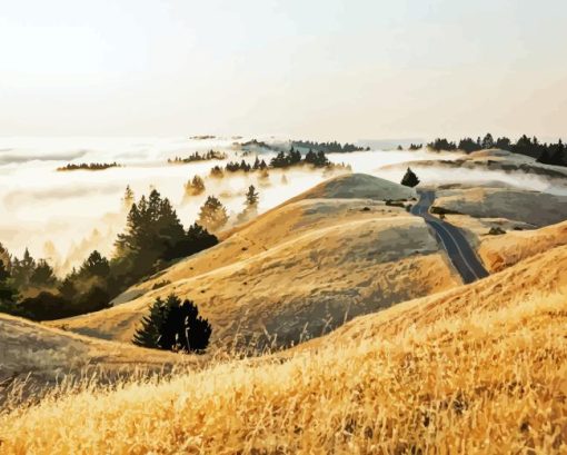 Mount Tamalpais Diamond Painting