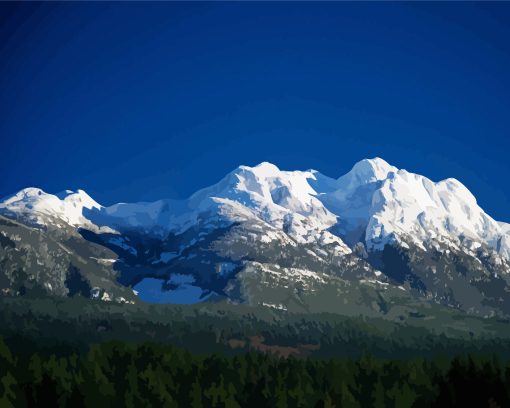 Mount Arrowsmith in Canada Diamond Painting