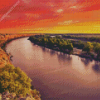 Murray River in Australia Diamond Painting