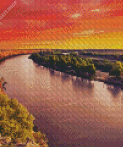 Murray River in Australia Diamond Painting