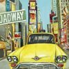 New York Taxi Art Diamond Painting