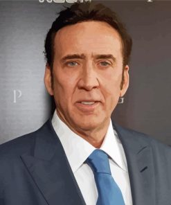 Nicolas Cage Diamond Painting