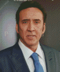 Nicolas Cage Diamond Painting