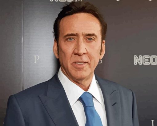 Nicolas Cage Diamond Painting