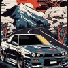 Nissan Gtr Skyline Art Diamond Painting