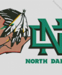 North Dakota Fighting Hawks Diamond Painting