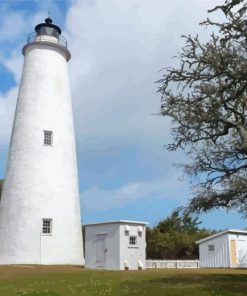 Ocracoke Lighthouse Diamond Painting