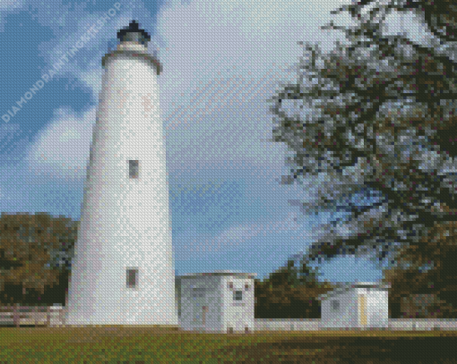 Ocracoke Lighthouse Diamond Painting