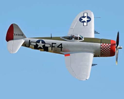 P 47 Thunderbolt Diamond Painting