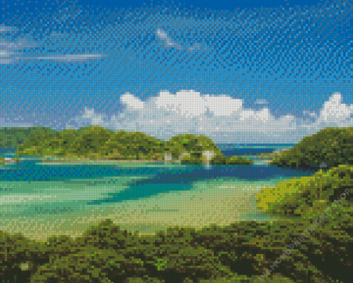 Palau Koror Island Diamond Painting