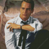 Paul Newman Actor Diamond Painting