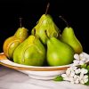 Pears Still Life in Bowl Diamond Painting