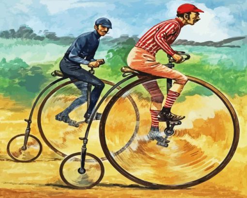 Penny Farthing Bike Diamond Painting