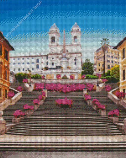 Piazza Di Spagna Diamond Painting