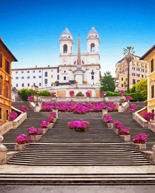 Piazza Di Spagna Diamond Painting