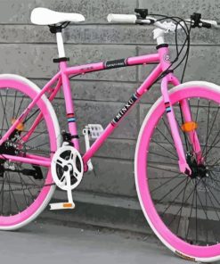 Pink Bicycle Diamond Painting