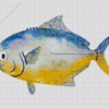 Pompano Fish Art Diamond Painting