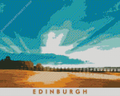 Portobello Edinburgh Poster Diamond Painting