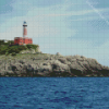 Punta Carena Lighthouse Diamond Painting