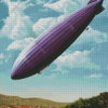 Purple Zeppelin Art Diamond Painting