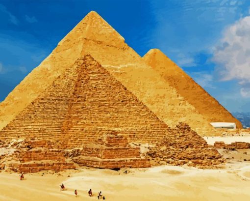 Pyramid of Giza Diamond Painting