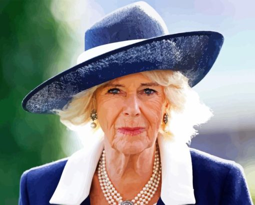 Queen Camilla Diamond Painting