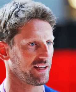 Romain Grosjean Diamond Painting