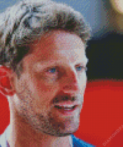 Romain Grosjean Diamond Painting