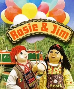 Rosie And Jim Diamond Painting