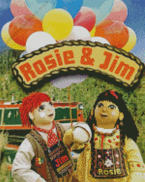 Rosie And Jim Diamond Painting