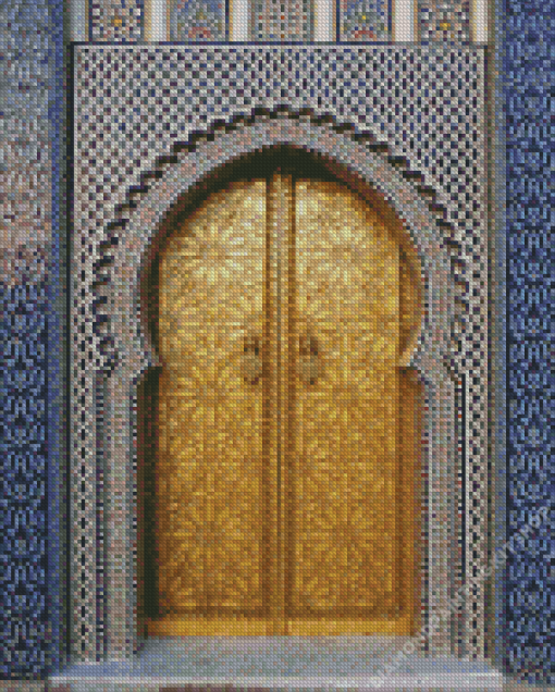 Royal Palace Fez Door Diamond Painting