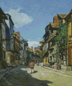 Rue de la Bavole Honfleur Diamond Painting