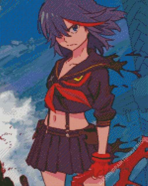 Ryuko Matoi Diamond Painting