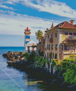 Santa Marta Lighthouse Diamond Painting