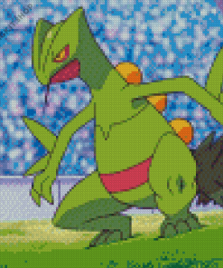 Sceptile Pokemon Diamond Painting