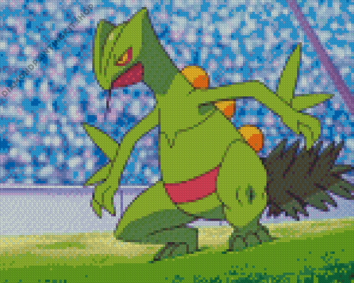 Sceptile Pokemon Diamond Painting