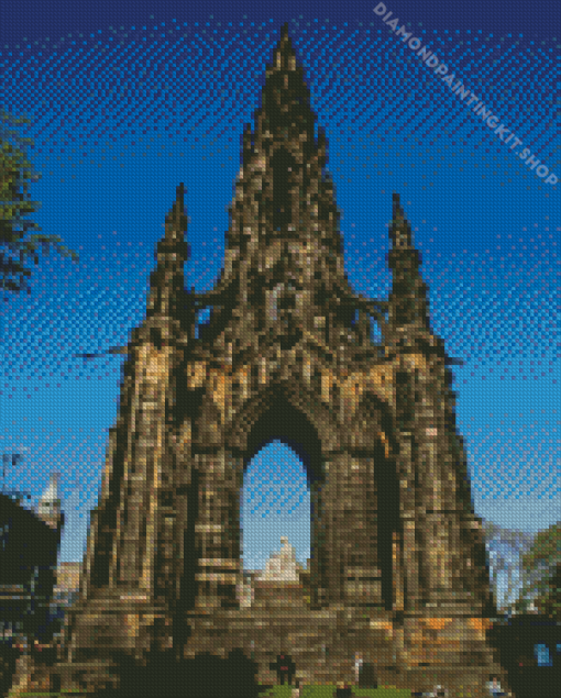 Scott Monument Diamond Painting