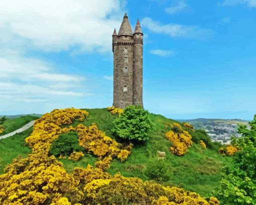 Scrabo Tower Diamond Painting