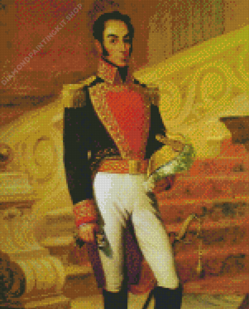 Simon Bolivar Diamond Painting