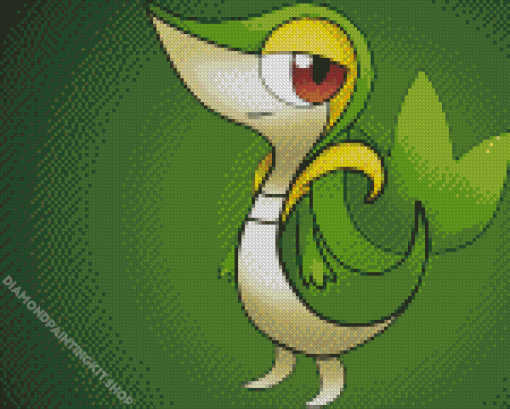 Snivy Diamond Painting