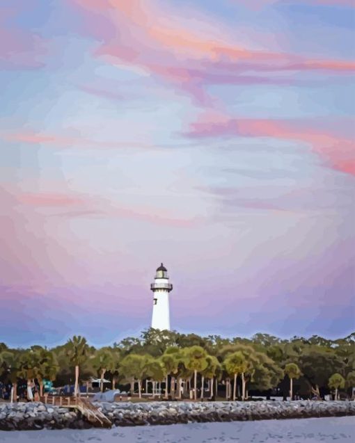 St Simons Island Diamond Painting