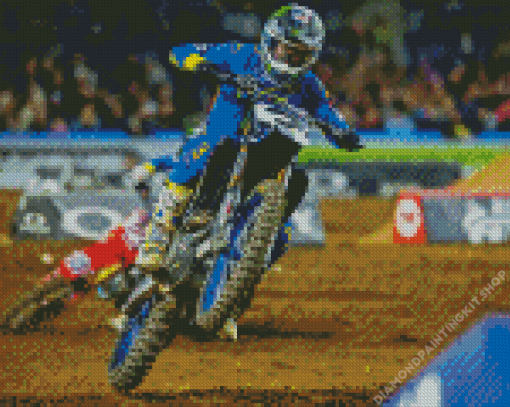 Supercross Diamond Painting