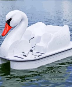 Swan Boat Diamond Painting