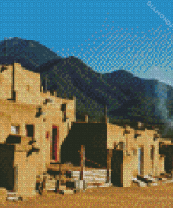 Taos Pueblo Diamond Painting