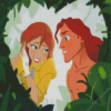 Tarzan and Jane Diamond Painting